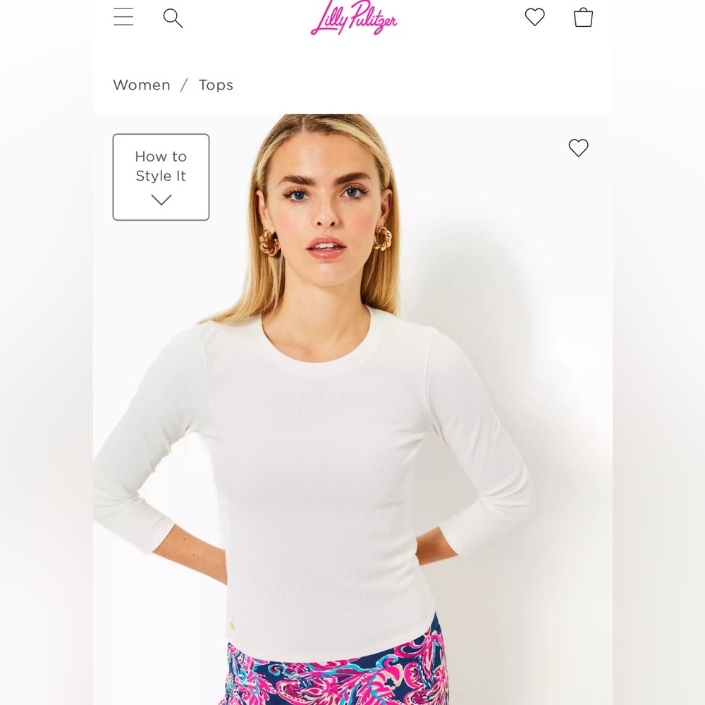 New with tags Lilly Pulitzer Alans Knit Top